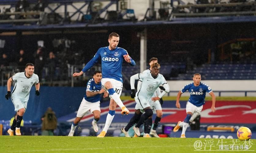 切尔西主场2-0战胜埃弗顿，第16轮比赛集锦